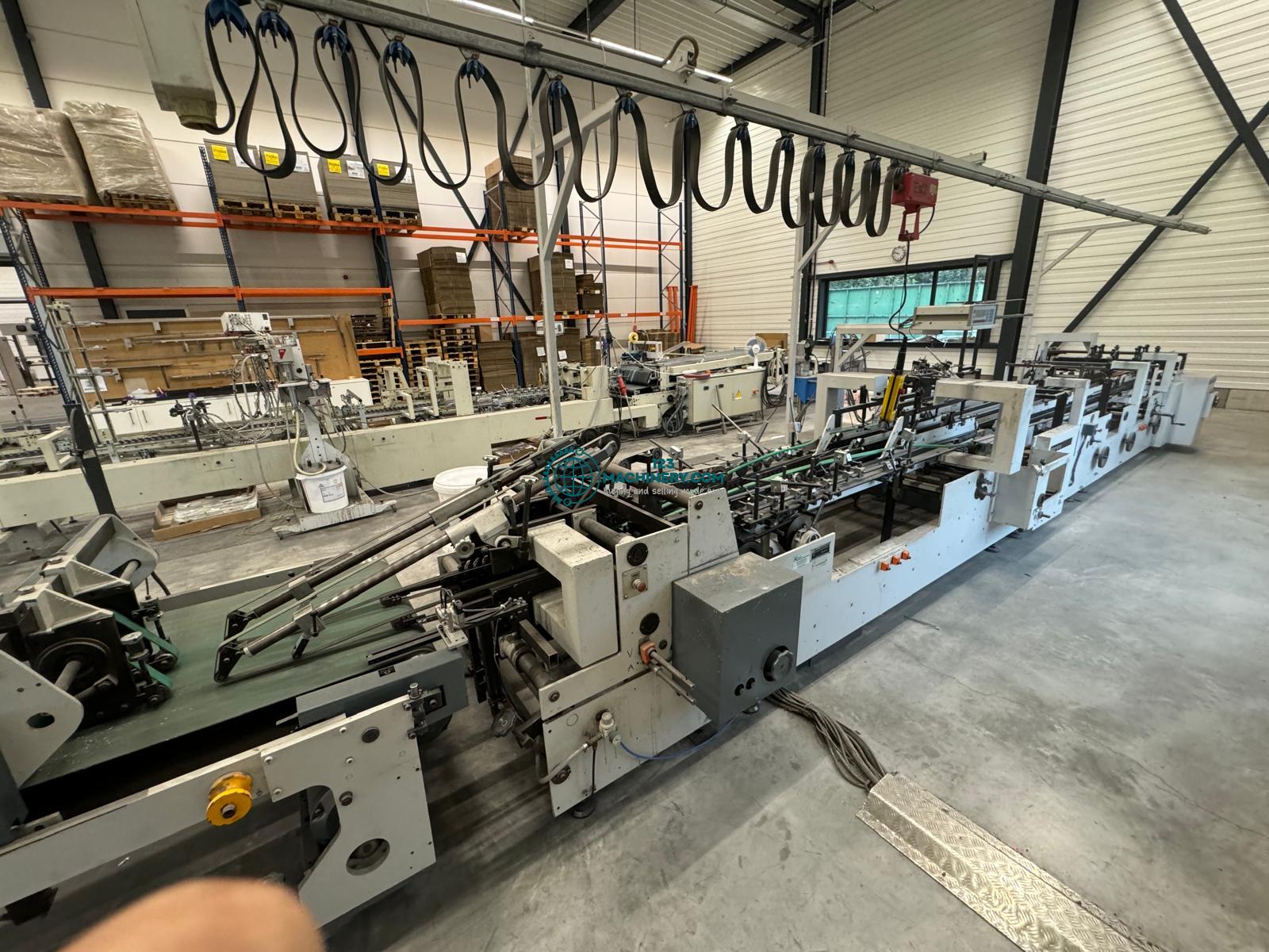 Show advert Bobst Domino 100 M folding glueing machine